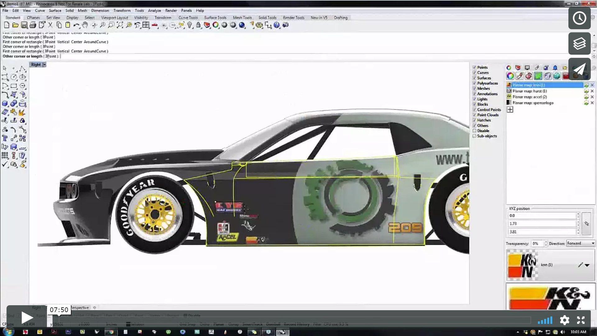  Utilizar el nuevo motor de calcomanías en Rhino 6